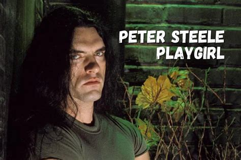 steele playgirl|Peter Steele: The Playgirl Issue and Its Impact